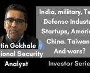National Security Analyst Nitin Gokhale discusses India, military, tech, defense industry, startups, America, China. Taiwan. And wars?nnNitin A. Gokhale, one of South Asia&#39;s leading Strategic Analysts, is a renowned author, media trainer, founder ofnnbharatshakti focused on supporting and encouraging India’s quest for self-reliance in defense and stratnewsglobal a think tank that tracks international developments and its relationships to India nnAll of my chats were broadcast on Twitter&#39;s &#39;Per