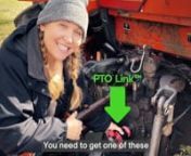 Guys are not the only ones who benefit from the PTO Link® system... Ladies love it too! nIf you have carpal tunnel, arthritis or a weak back - then you NEED the PTO Link® too! nnHere&#39;s a quick demonstration of the Original, Universal PTO Link® Quick-Connect System for tractors!nThis video shows the simple features of how