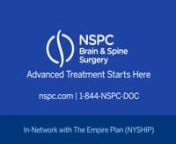 NSPC Brain and Spine Surgery patient, Dan Tarantino, shares his inspiring story after his spine surgery with Dr. Daniel Birk.