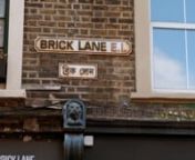 To use this video in your projects, head over to https://destinationinfocus.com/nnThe street sign of Brick Lane, a street in East London, UK famous for its curry houses and the heart of the Bangladeshi community