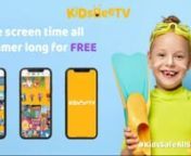Using safe apps online is as important as using sun cream at the beach. nGet the best kids’ video app all Summer long for FREE!nnnn(Music by stockmusic331 from Pond5)