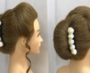 Hi Girls ! In this french bun hair tutorial I am showing a very easy trick to do French Bun Hairstyle in a simple and easy way. This trick is very easy and anyone can do it. This hairstyle is suitable for any party or function with a Lehnga, Gown, Saree and looks awesome if done with a front puff hairstyle.