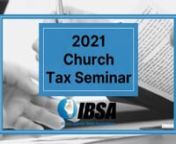 This overview of tax information will help churches, pastors, treasurers, and financial administrators by providing them with the latest information on pertinent tax laws and requirements.