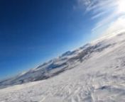 16:e Februari 2021.nnVi var 6st som tog oss an berget Getryggen i Jämtland 3st på stighudar och 3st på kite. En Ozone Enduro 7m tog mig till toppen. Fint väder i början, dålig sikt och halvt storm i slutet. Klassiskt fjällväder.