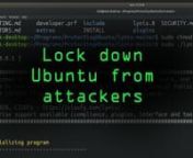 Our Premium Ethical Hacking Bundle Is 90% Off: https://nulb.app/cwlshopnnHow to Secure Ubuntu with Auditing, Antivirus &amp; MonitoringnFull Tutorial: https://nulb.app/x4bh2nSubscribe to Null Byte: https://vimeo.com/channels/nullbytenSubscribe to WonderHowTo: https://vimeo.com/wonderhowtonNick&#39;s Twitter: https://twitter.com/nickgodshallntokyoneon&#39;s Twitter: https://twitter.com/tokyoneon_nnCyber Weapons Lab, Episode 202nnThis is the last part of our four-part series looking at how to protect a fr