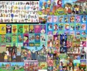 Note: I Like Sesame Street, Timmy Time, Peanuts, Nina&#39;s World, CatDog, Fireman Sam, VeggieTales, Arthur, Doraemon, Clifford The Big Red Dog, Little Bill, Phineas and Ferb, Thomas and Friends, Between the Lions, Spongebob Squarepants, The Loud House, Little Einsteins, Rollie Pollie Ollie, Daniel Tiger&#39;s Neighborhood, Max and Ruby, The Fairy OddParents, 90s Cartoons, 80s 70s 60s 50s Cartoons, Pixar Dreamworks, Disney, Cartoon Network, PBS Kids, Nick Jr, Curious George, Bubble Guppies, Teen Titans