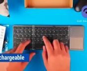 Do you want a ⌨️ wireless keyboard? Or have you been searching for one?nnWell, guess what, we found this incredible affordable wireless keyboard and it&#39;s foldable. Cool yeah? �nnAnd �the best part is, you can as well use it as a trackpad. nnUpgrade to this Generic Foldable Keyboard, made with rechargeable lithium battery and ABS Button material. nn- Compatible with Most Modern Devices - No operating system user becomes left aside, enjoy the switch and flexibility with the push of a but