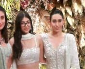 Rare! Rare! Karisma Kapoor twinning with daughter sets major mother-daughter goals. Watch the video. The versatile actress shares a very deep bond with her kids. The actress twinned with her daughter in royal traditional wear for a wedding this year. Samaira chose to colour co-ordinate with mom Karisma in pink and looked absolutely ravishing. The actress chose to go with a royal raw mango pink saree which had delicate golden detailing. On another occasion, the mother-daughter duo twinned in ivor