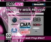 On this special episode of CMA LIVE we welcome several of the top Canadian distributors to preview the brands and products they’ll be showcasing during the upcoming CMA INDUSTRY WEEK starting March 22nd to April 1st.nGet connected with our panel of Grant McFatter (Trends Electronics), Trevor Patrick (Importel), Justin Bond (BB Distribution), Larry Penn (MSC America), Dave Singh (Gem-Sen),Steve Coulombe (Automobility), and Gaetan Rheault of Sobel Imports. To help us navigate through this spec