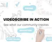 VideoScribe in action: See what our community creates from videoscribe
