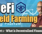 Beginners guide to DeFi Yield Farming Crypto. This tutorial is a three part series on DeFi yield farming and how to invest money into liquidity pools for token rewards. In this lesson you&#39;ll learn about decentralized finance, liquidity pools, liquidity providers, smart contracts, yield farming strategies, and automated market makers.nnWatch Part 2: Liquidity Pools and Liquidity Providers https://vimeo.com/beessocial/liquiditypoolsnnClick here https://session.beessocial.us/portal to learn more ab