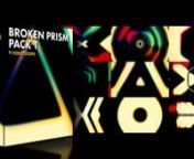 What happens when light travels through a broken prism? These abstract video loops visualize this concept and make for eye candy at the same time!nnDownload these looping video backgrounds from https://www.freeloops.tv/category/broken-prism-pack-1/