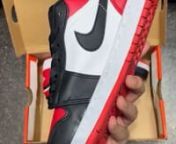 Nike Air Jordan 1 Low Bred Toe from nike air jordan 1