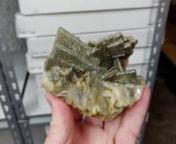 Pyrite on Barite, Bou Nahas Mine, Morocco, $150 from barite