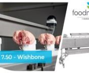 The Foodmate FM 7.50 breast cap deboning machine de-bones up to 3,000 breast caps per hour. The machine produces single, as well as butterfly fillets and features an automatic skinning and blister remover device. The breast cap deboner is easy to operate and can be loaded manually by one to two workers. Its design allows for adding a transport belt under the machine.nnFor more information visit our website:nhttps://foodmate.nl/white-meat-deboning-systems/fm-7-50-semi-automatic-breast-cap-deboner