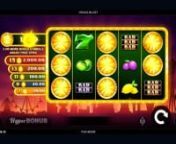 Journey to the city of sin itself and witness the magic of Las Vegas in Vegas Blast. Developed by Kalamba Games on Relax Gaming&#39;s Silver Bullet program, this fruit machine slot plays on 5-reels with 20 ways to win.nnIn the base game, you can trigger the cash pots to the left of the screen by landing the select amount of symbols usually 7 or above. When you trigger Free Spins, the cash pots enhance to trigger K-Cash Spins. During K-Cash spins, landing additional symbols resets the number of respi