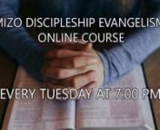 Mizo Discipleship Evangelism Course from mizo