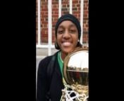 Sophomore Tia Wooten cherishes the state title trophy after the Central High School Lady Warriors returned home from Murfreesboro. Central snapped a 36-year drought for the city of Memphis by bringing home the Class AAA gold ball with a 72-59 victory over Riverdale in a rematch of the 2010 title game. Lady Warriors&#39; head coach Niki Bray attended the funeral of slain Middle Tennessee State player and Central alumnus Tina Stewart on Saturday but made the 3 hours drive back to Murfreesboro in time
