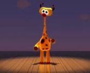 Break-dancing Giraffe _ BabyTV(240P) from babytv giraffe