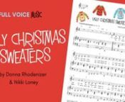 “Ugly Christmas Sweaters” celebrates the holiday fun of ostentatious knitted winter wear. nnFind the music and backing tracks here:nwww.fullvoicemusic.comnnWith an optional alto line in the refrain, this song can be a fun introduction to harmony singing with the teacher or a crowd-pleasing ensemble number in your next concert recital.nnAges: 9 to adultnRange: (B3) C4-C5nPages: 5 pages, including full score, leadsheet with ukulele chords, lyric sheet, and teaching ideas.nThemes: Holiday, fu