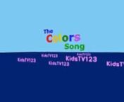The Colors Song by KidsTV123 from kidstv123 colors