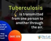 Do you feel exhausted all the time? nIf you&#39;re often tired, you may have latent TB. Find out and save 20% at: https://www.ultalabtests.com/testing/weekly-promotions/8073nnTuberculosis is transmitted from one person to another through the air.People nearby may inhale the bacterium and become infected.Symptoms of active TB in the lungs; include; chronic coughing, pain in the chest, weakness or exhaustion, lack of appetite, chills, fever, and nocturnal sweating are all symptoms of active TB in
