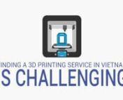 Được phát triển bởi Công ty 3D Smart Solutions, 3Dmanufacturer là dự án đầu tiên tại Việt Nam chuyển đổi số mô hình in 3D truyền thống thành mô hình in 3D trực tuyến tự động 100%, với mục tiêu mang công nghệ in 3D tiên tiến nhất thế giới đến gần hơn với các doanh nghiệp và người dân tại Việt Nam; không yêu cầu người sử dụng phải đầu tư lớn, tiết kiệm đáng kể thời gian sản xuất và