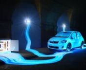 An extraordinary 3D projection mapping event, for an extraordinary car.nRelive the story of a car which recycles energy as it drives - the Toyota Auris with Hybrid Synergy Drive.nnTo find out more, visit http://www.getyourenergyback.co.uknOr to see the making of - http://www.youtube.com/watch?v=5iSgU9QwCbs&amp;feature=channelnnFilmed on location in Shoreditch, London on 22 September 2010.nnCREDITSnnCreative agency : glue IsobarnProduction &amp; Post Production Company : SupergluenProjection setu