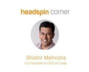 Shishir Mehrotra, Co-Founder and CEO of Coda, recently unpacked his thoughts on bundling in a writeup that combines mathematics and up-close examples to challenge common misconceptions about bundling (https://coda.io/@shishir/four-myths-o...). He presents the four myths here in detail, and speaks on current bundles and what he believes bundles will look like in the future. He also discusses his experience with Microsoft and Youtube and the idea behind the name “Coda”. nnHeadSpin is the world