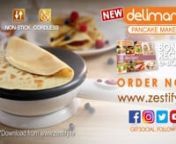 Key Featuresn•tElectric Pancake Makern•tNon-stick coatingn•tCordlessn•tHealthy – uses less oiln•tLightweight n•tSafe &amp; easy to use with heat resistant handlen•tNo pans or hobs neededn•tEasy to clean &amp; storennEasy to usen•tMake Pancakes fast, with no mess, no pansn•tFun &amp; easy for all the family to usen•tYou just dip &amp; flip &amp; eat!n•tTry with your favourite toppingsn•tUse different batter recipes &amp; flavours – try Gluten free or vegann•tPlug i