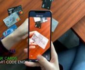 High-speed scanning of bank cards, barcodes, and MRZ. In this video, we show how the Smart Code Engine provides automatic data scanning for bank cards, barcodes, and machine-readable zones (MRZ) in different capturing conditions. More information at https://www.smartengines.com/ocr-engines/code-engine/nnThe system is resistant to lighting condition changes, capture angle, skew, angular rotation, excessive and insufficient lighting. Smart Code Engine SDK works in real-time and is able to scan ban