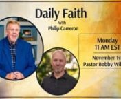 On Daily Faith, back with us today to share the word of the Lord is Pastor Bobby Williams of The Ridge Church in Oak Ridge, TN. He is speaking about the Church.Although we may be facing some turbulence in the American church, and we’re in the midst of difficult times around the world, God is not surprised by the works of man. God is establishing His church within us. Did you know that we are the church? The body of Christ is the church. The Spirit of God dwells within us to share the word of