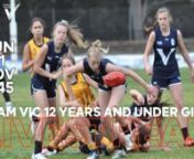 Team Vic Australian Football Showcase Day. Join the action live as these emerging athletes take to the field and showcase their skills. nnThis live broadcast of the Team Vic Australian Football 12 Years and Under Girls State Team will commence at 9:45 AM on Sunday 21 November 2021. nnParents, you can proudly send the link on to family and friends. nTeachers, gather the students in a classroom and inspire them by watching this live sporting event. nnSchools, send this link to your families to tun