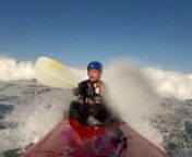Ridingcrazy waves with GoPronin Sdot Yam Caesarea Israelnsea surfing with Kayaksnmusic by Survivor performing Eye Of The Tiger