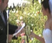 A clip from Travis and Joan&#39;s wedding ceremony, after their vows and exchange of rings, capturing the unity candle pouring and duet sang by matron of honor/sister-of-the-bride, April Walton and Officiant/Friend, Kris Kirkevold.nnMy first attempt working with video and Windows Movie Maker to make the best of a very shaky video stream, with focus on preserving the audio in it&#39;s entirety!