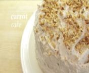 Recipe to make a really tasty carrot cake.nnMy version has a few changes but the original recipe by Delia Smith can be found here:http://www.deliaonline.com/recipes/type-of-dish/sweet/the-ultimate-carrot-cake-with-mascarpone-fromage-frais-and-cinnamon-icing.html nnFilmed on a Canon 550DnEdited in Final Cut PronMusic is Never Gonna Give You Up by The Black Keys
