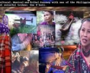 A documentary about the Tboli tribe in South Cotabato, Mindanao, Philippines (part 1) trying to preserve their traditions, art, and customs in the face of global modernization. Produced and Directed by Alan C Geoghegan. nnn-Many thanks to Philippine Airlines &amp; the South Carolina Arts Commission for production support.Consultants: Maria Todi, Rosie Sula &amp; Ursula Aznar, T&#39;boli translations by Silin Wanan. Being with the T&#39;boli tribe was a tremendously rewarding experience, I am grateful