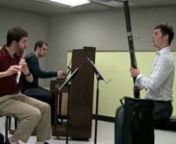 This was filmed in Halifax at the Scotia Festival of Music.nnFlute: Michael ReichmannBassoon: Ian HopkinnPiano: Joey PrestamonnThis piece takes its title from a recent trip to Chicago, which was done in the company of friends.The arts are thriving in t he city, and we were able to be for a short time immersed in this community.There is a large steal bean in the middle of Millenium Park, a remarkably simple piece of architecture which reflets the city skyline.I stared into it for a few brie