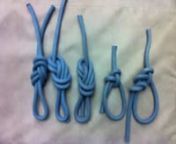 I wanted to test how some common climbing knots behaved when cross loading the loop. So I rigged them up and pulled. nnThe rope is a pretty well used Tendon Indoor 10,4mm.nnThis is by no means an exhaustive knot test. I might be used as an indication of what can happen when cross loading the loop in your tie in knot.
