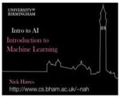 In this lecture we take a high-level look at the agent-based approach to AI plus reinforcement learning, unsupervised learning and supervised learning.nn-----------------nnThese videos are recordings of lectures from the module Introduction to AI run by The School of Computer Science at the University of Birmingham, UK.nnMore information at: cs.bham.ac.uk/​internal/​courses/​intro-ai