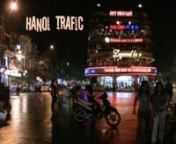 Small time lapse from Hanoi&#39;s traffic at night, craaaazy crossing. Shot with a Canon HV20 in TV mode shutter at 6.
