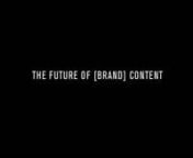 With the vast amount of information online right now, content has never been more important. Its relationship to the marketing efforts of nearly every brand is becoming more and more evident. Even the meaning of the word itself is changing as the context in which we view it and publish it, changes everyday. nnThis video, the 2nd of a 3 part series on the Web today, asked a few experts in the NYC digital media community what they thought the shape of brand content was today, what trends we&#39;ll see