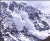 Every winter as conditions become unsafe, bombs are used on Ajax Peak to set off a massive avalanche to protect life and property in Telluride, Colorado.