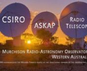 The monotonous flatness of the Western Australian outback is interrupted by the tall antennae of the Australian SKA Pathfinder Radio Telescope. The night sky is majestically dark with no man-made lights for as far as eye would see. The dishes are slowly turning following the path of stars. Sounds like stargazer&#39;s haven... Indeed I was very happy to be there filming the CSIRO ASKAP radio telescope under the night time sky. The equipment worked flawlessly and weather was kind. nnMurchison Radio-as