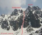 An old steep skiing video from Mlynicka valley (The High Tatras, Slovakia), in which we skied Satan&#39;s couloir in April 2006. Difficulty of the ski descent:38-43°,1x10m 48°, E2, vertical height of the skiing line: cca 420 meters (description of the skiing line in Slovak language and detailed photos can be found in my online ski mountaineering guide on http://www.miropeto.sk/skialp-sprievodca/mlynicka-dolina.php#hb - the line marked as F in the first sector of the valley). Skiing: Miroslav Pet