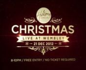 Hillsong Church London invites you to celebrate Christmas. nnJoin us on Friday, 21st December for live Christmas performances and much more at Wembley Arena. nnEntry is FREE.n8pm - 10pmnnWe all know it just wouldn&#39;t be Christmas without singing a few carols. nnClick here to share on Facebook: facebook.com/events/373627686058143/nnGo to www.hillsong.co.uk/christmas for more information