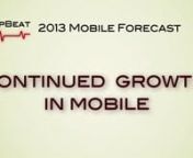 How fast will mobile grow over the next five years? Will