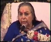 Video of Shri Krishna Puja Speech in Hindi/Marathi at Pratishthana, Pune. During the Puja Speech Mother also conducted meditation.