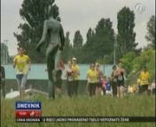 Prilog o 5. kros utrci VOLIM TRČANJE objavljen u Dnevniku Nova TV, 10.6.2012.