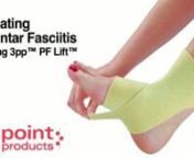 This plantar fasciitis splint can be worn during the day or at night to relieve the pain from plantar fasciitis by applying a controlled stretch. This innovative splint lifts the plantar fascia while walking, standing, running or sleeping. The PF Lift is made of a low profile material that fits in shoes. The non-slip foam is latex free and washable. Available in two sizes.